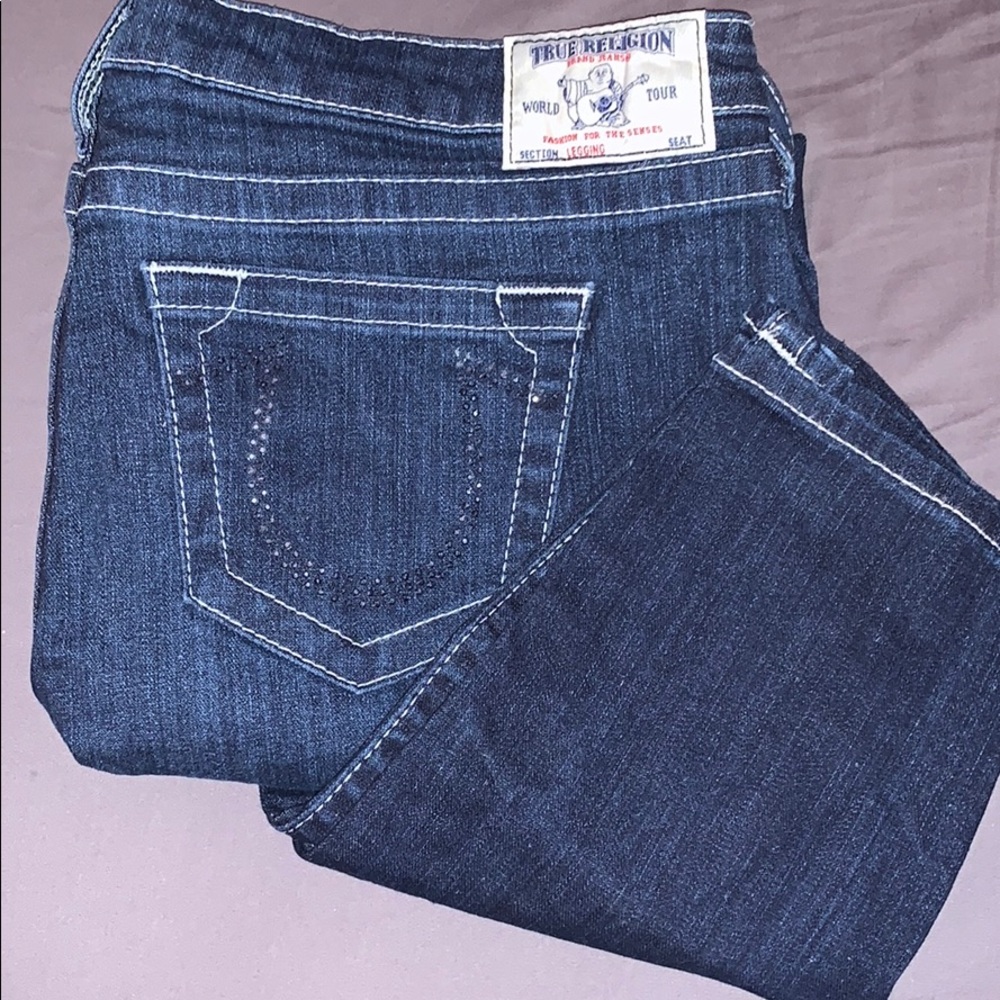 True Religion Legging with Rhinestones